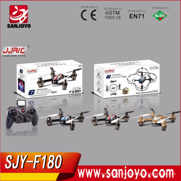 Neueste Art Drohne Fernbedienung mit 2MP HD Kamera LCD Sender 2.4G 4CH RC Quadcopter SJY-JJRC-F180